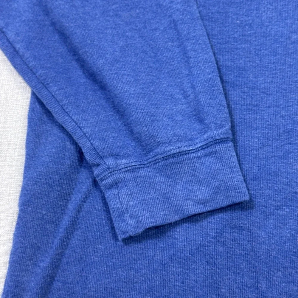 Polo Ralph Lauren Sweater Mens 3XLT Blue‎ 1/4 Zip Flesh Pony Heavyweight